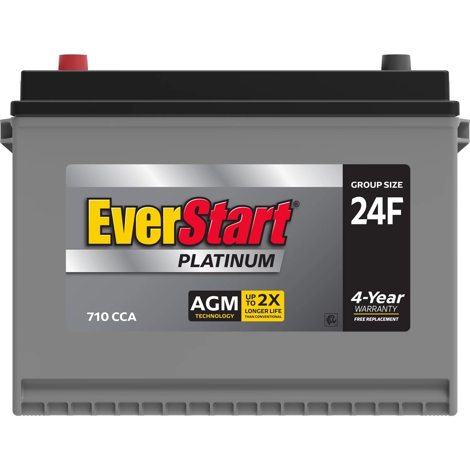Platinum AGM Automotive Battery, Group Size 24F 12 Volt, 750 CCA C326