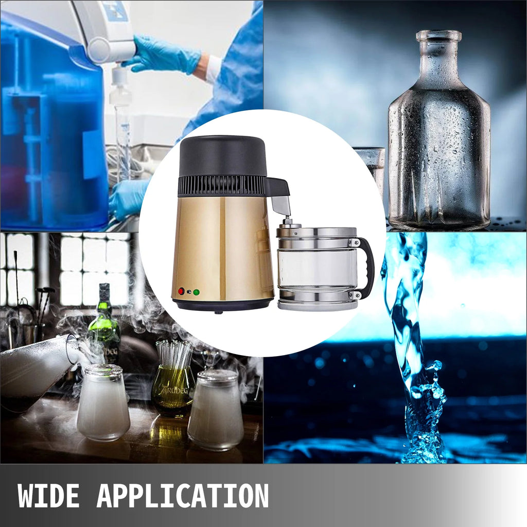 1.1 gal 4L Stainless Steel Water Distiller Machine N7331