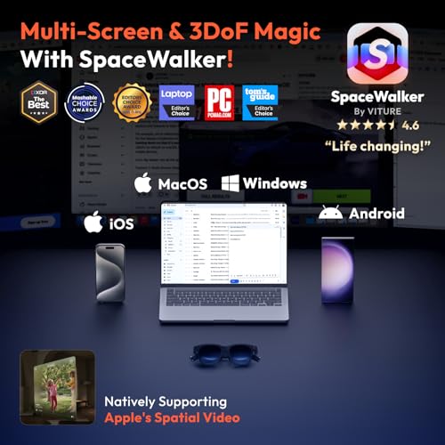 135" 120Hz 1000Nits Display XR/AR Glasses R3772