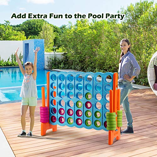 4 in A Row Giant Game Set with 42 Jumbo Rings Z32193