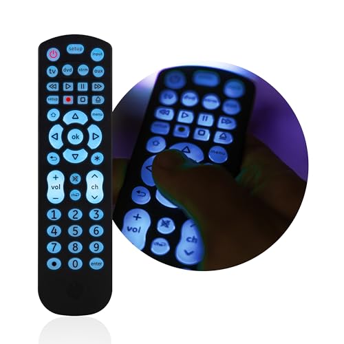 Black 4-Device Universal Remote Control P628910