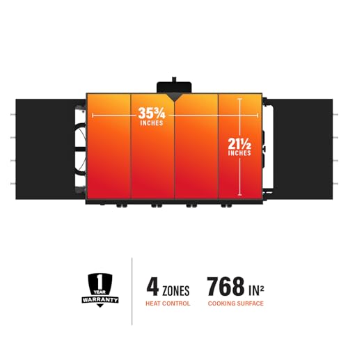36 Inch 4 Burner Gas Griddle with Hood U330990