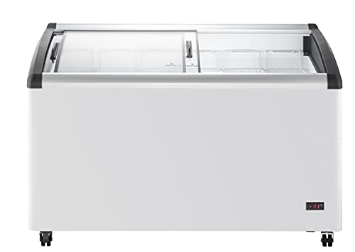 Commercial Mobile Ice Cream Display Chest Freezer P8874