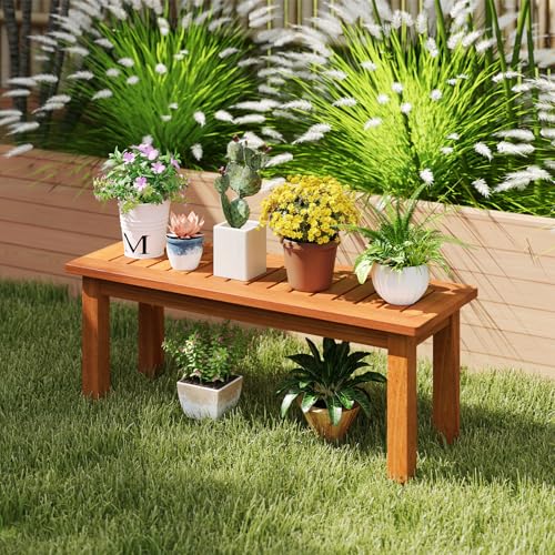 Wooden Plant Stand with Teak Oil Finish D925