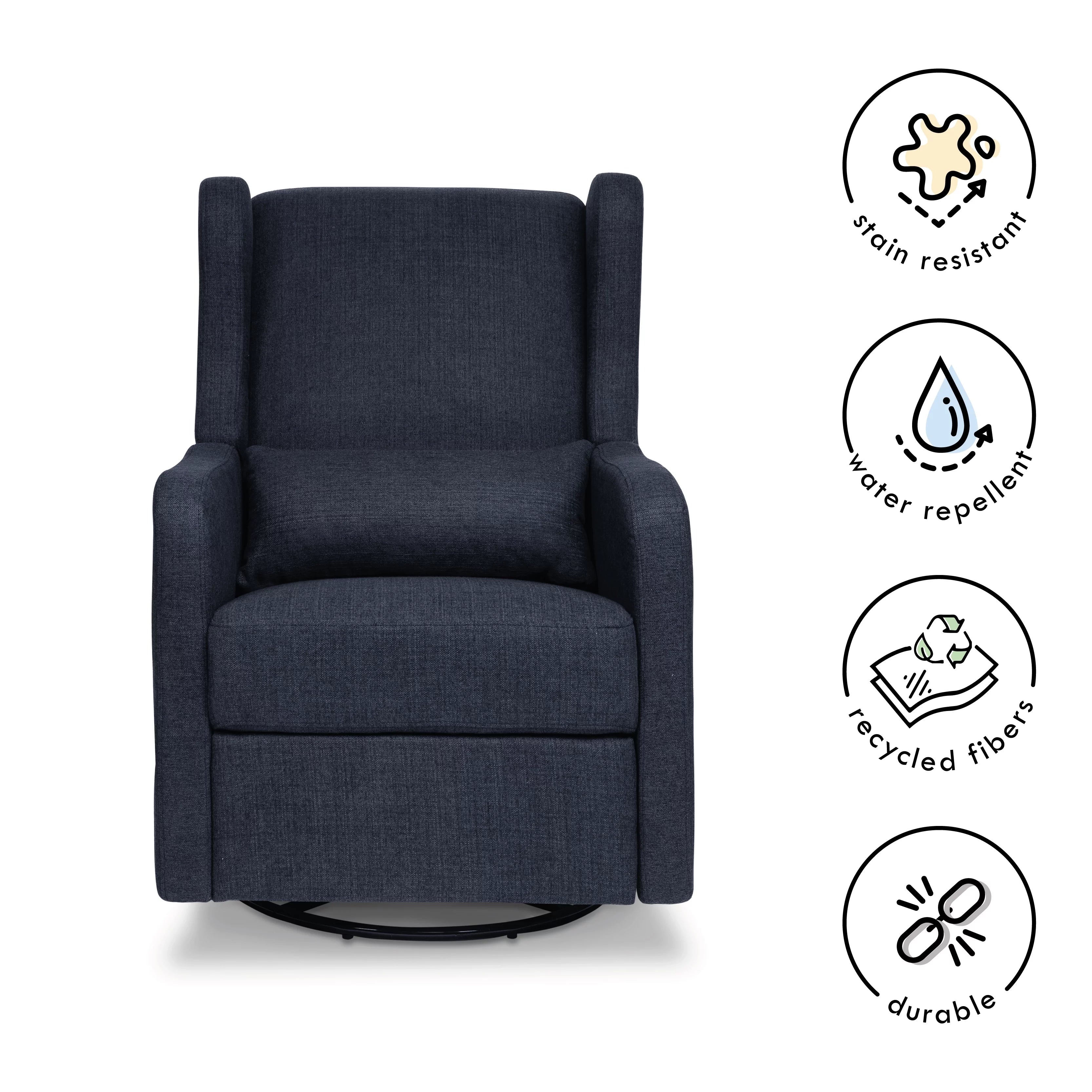 Recliner and Swivel Glider O314