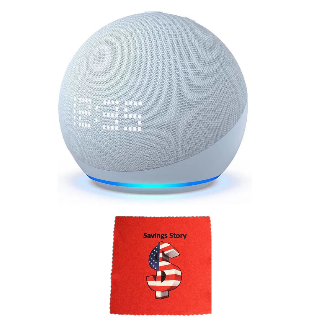 Cloud Blue Smart Speaker with Clock X4791