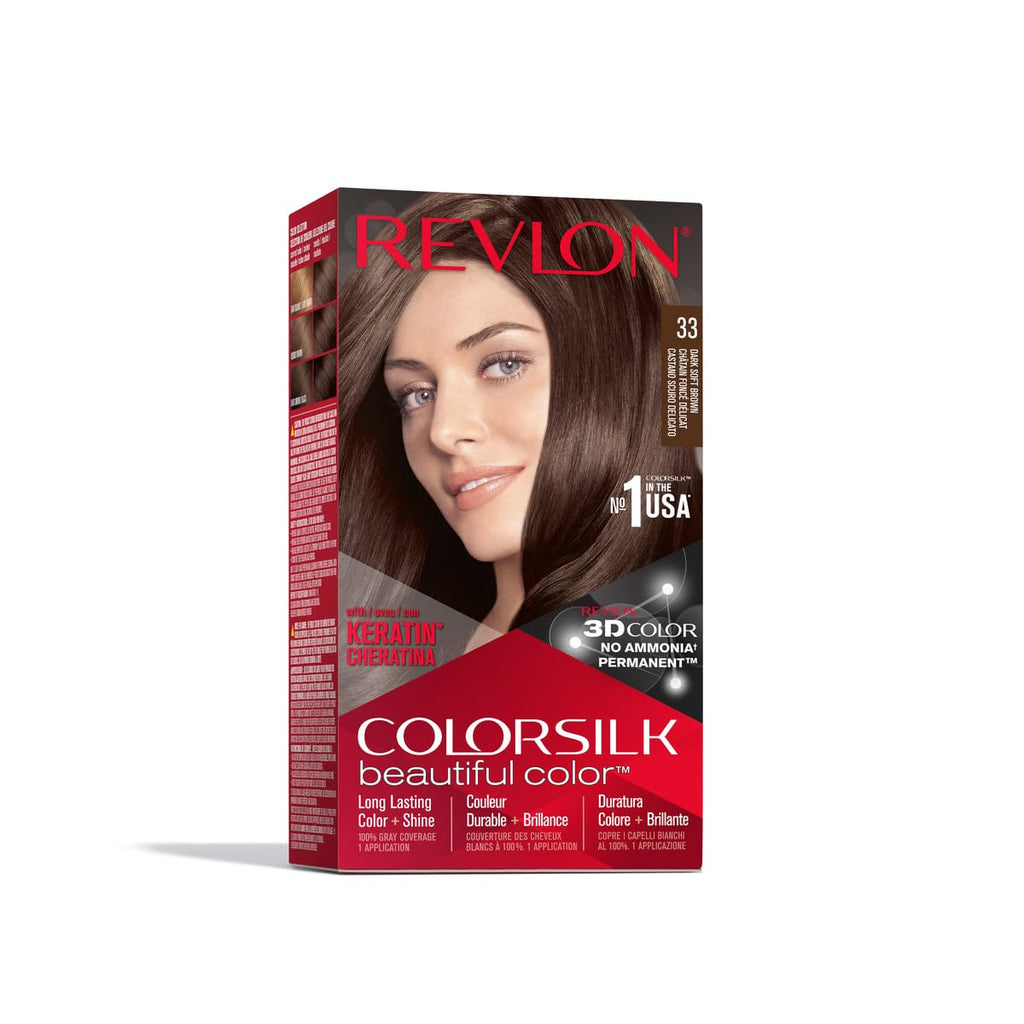 33 Dark Soft Brown Ammonia-Free Permanent Hair Color, 4.4 Oz C63097