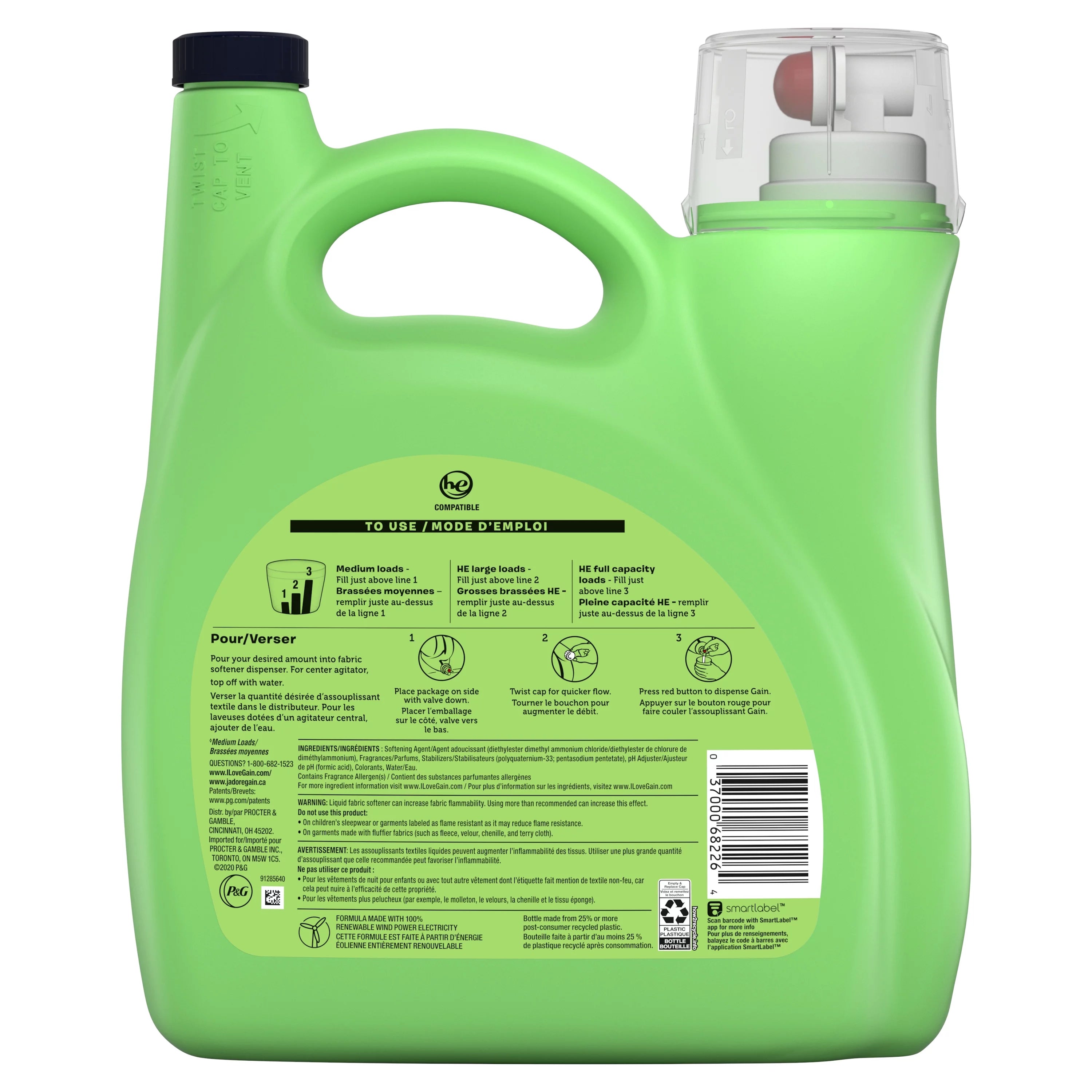 150 Fluid Ounce Liquid Fabric Softener H491