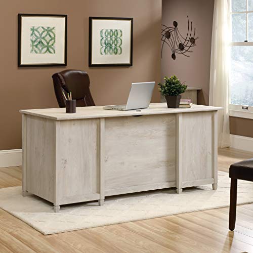 Estate Black Executive Desk with File Drawer Storage R743