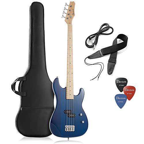 Black Full Size 4 String Electric Bass Guitar K872622