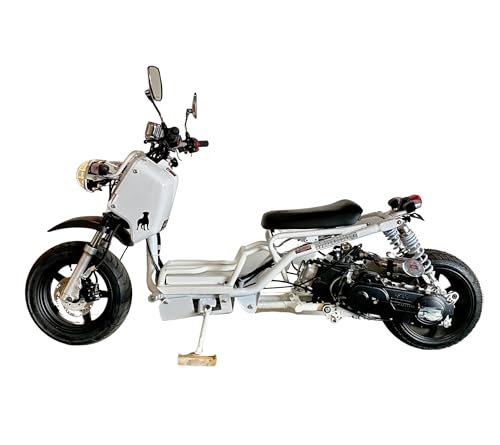 50cc Stretched Scooter Automatic Transmission Wide 205/30-12 Rear Tire Street Legal Moped H293