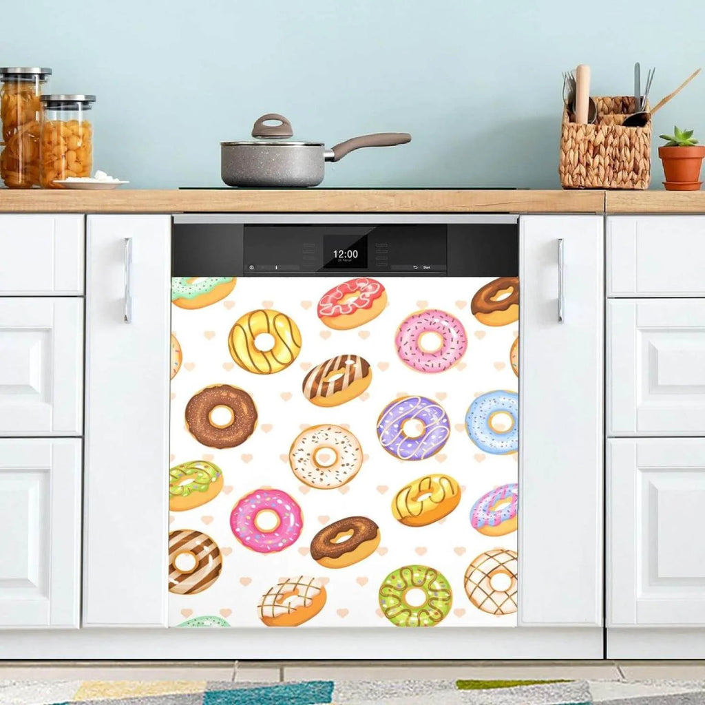 Doughnut Dishwasher Magnet Cover, 23 x 26 Inch Y159449