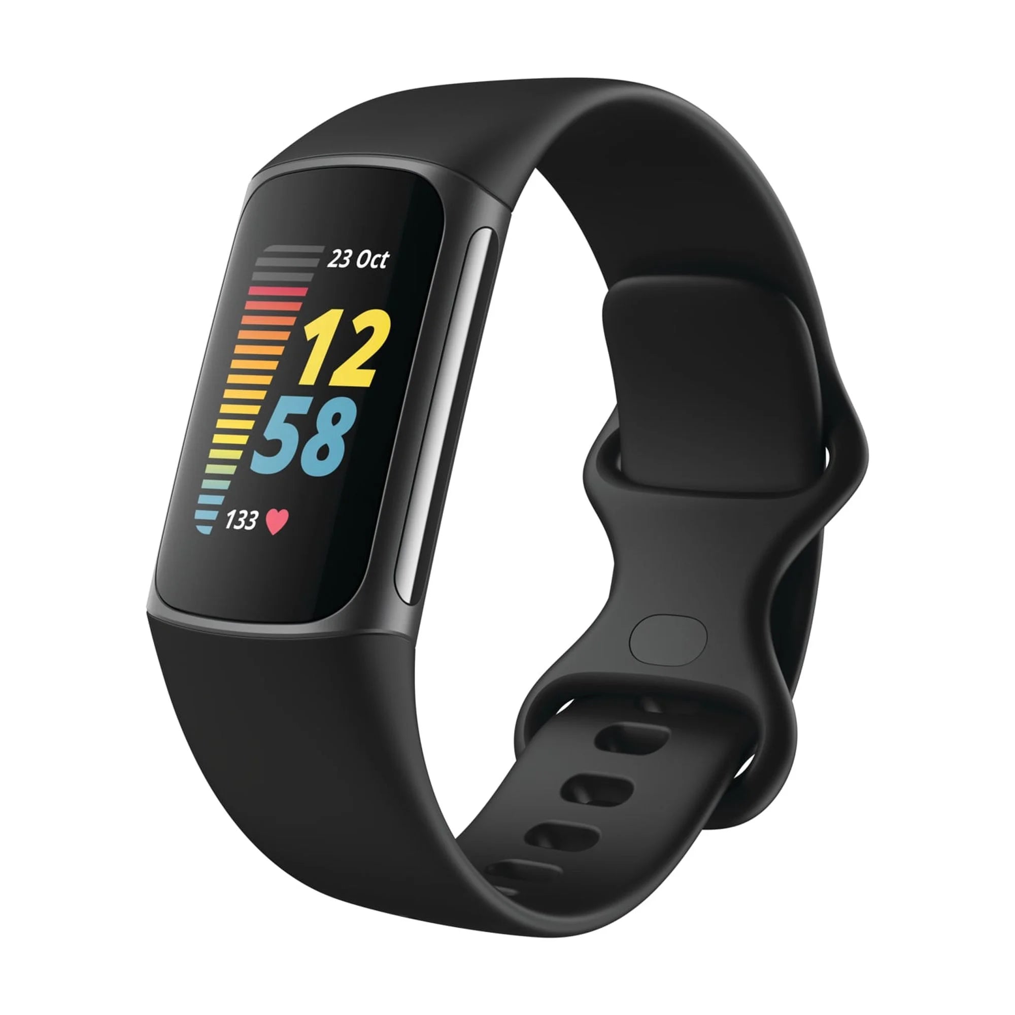 Black/Graphite Stainless Steel Fitness Tracker Z52037