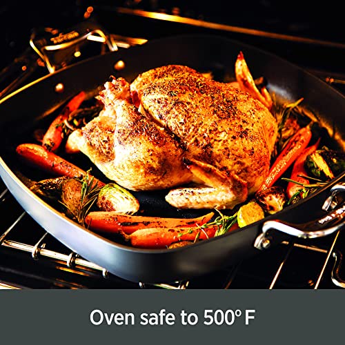 Hard Anodized Nonstick Fry Pan Set 2 Piece Black C804
