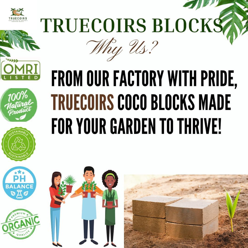 10 LB Organic Coco Coir Compressed Natural Brick R3270