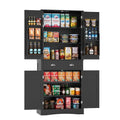 White 4 Door 1 Drawer Tall Storage Cabinet with Adjustable Shelves J505046