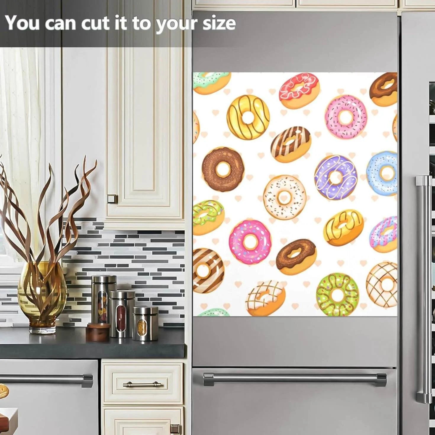 Doughnut Dishwasher Magnet Cover, 23 x 26 Inch Y159449