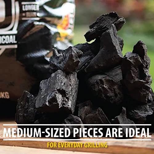Premium Oak Lump Charcoal, 17.6 Pound Bag N834