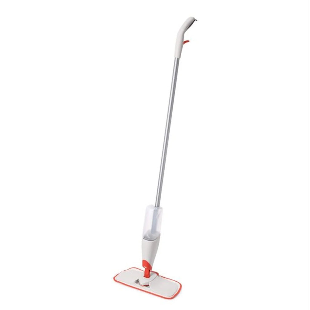 Microfiber Refillable Wet Floor Spray Mop with Slide Out Scrubber O910