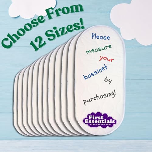 Bassinet Cradle Mattress Pad Oval 13X31 J81680