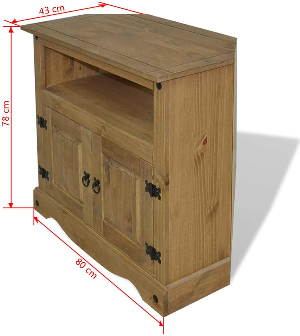 Console Table Mexican Pine 31.5"x16.9"x30.7" P153421