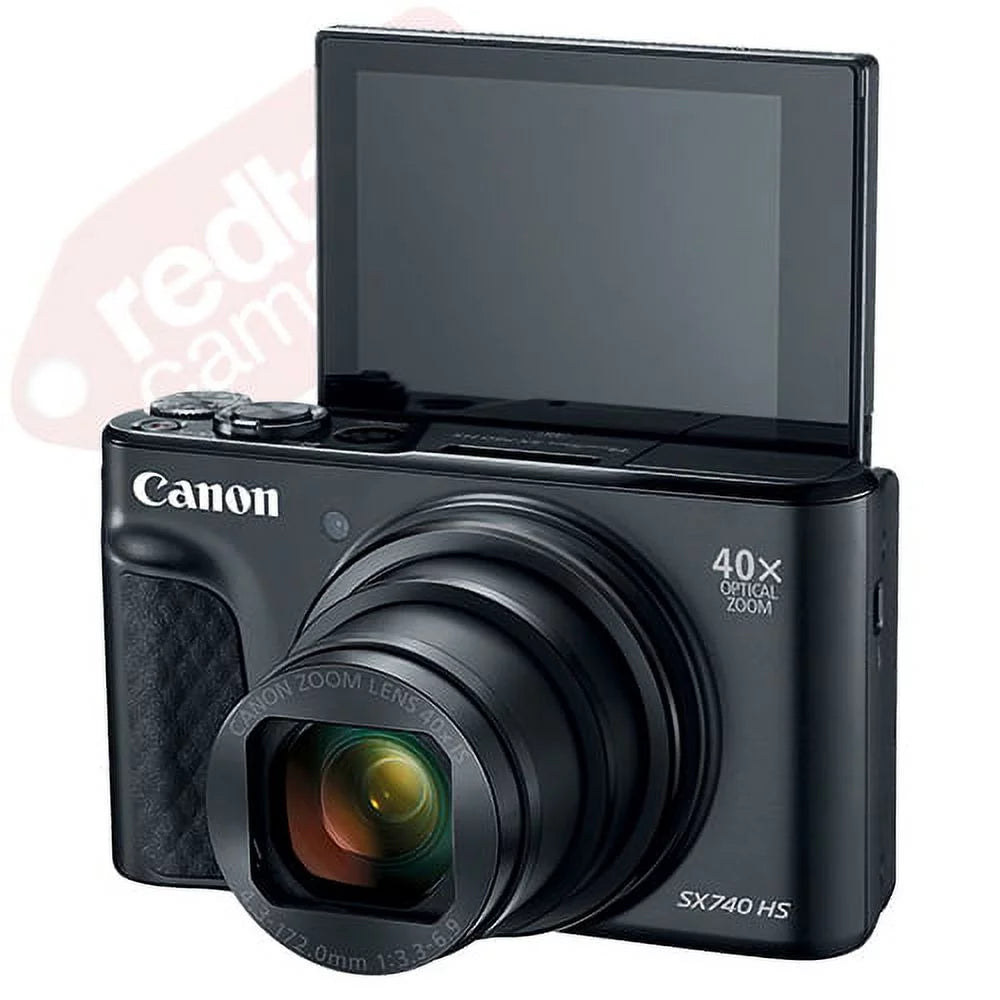 20.3MP 4K Digital Camera 40x Optical Zoom Wi-Fi Black W210