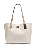 Womens Color-Block Leather Tote W60338