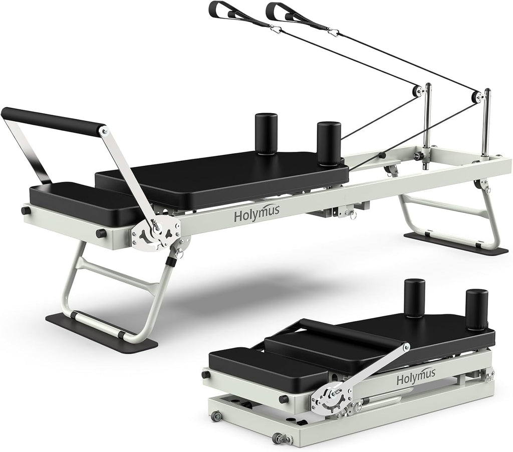 75" Foldable Pilates Reformer Machine A345622