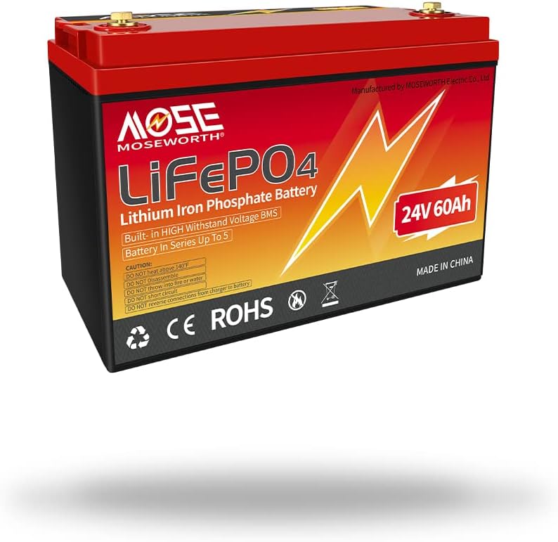 24V 60Ah Lithium Lifepo4 Battery with Built-in BMS F937