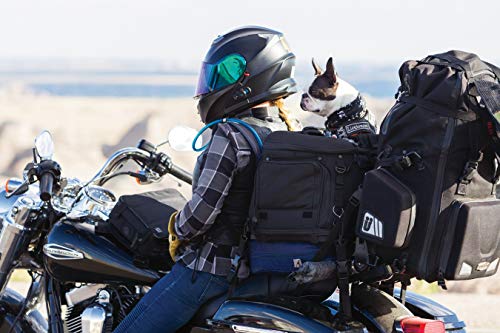Black Large Motorcycle Pet Carrier Crate V637