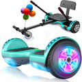 6.5" Self Balancing Scooter with Seat Attachment and Bluetooth LED Lights R6573