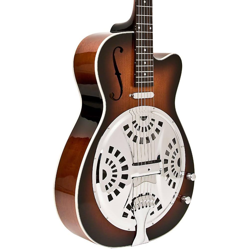 Vintage Sunburst Resonator Guitar F361843