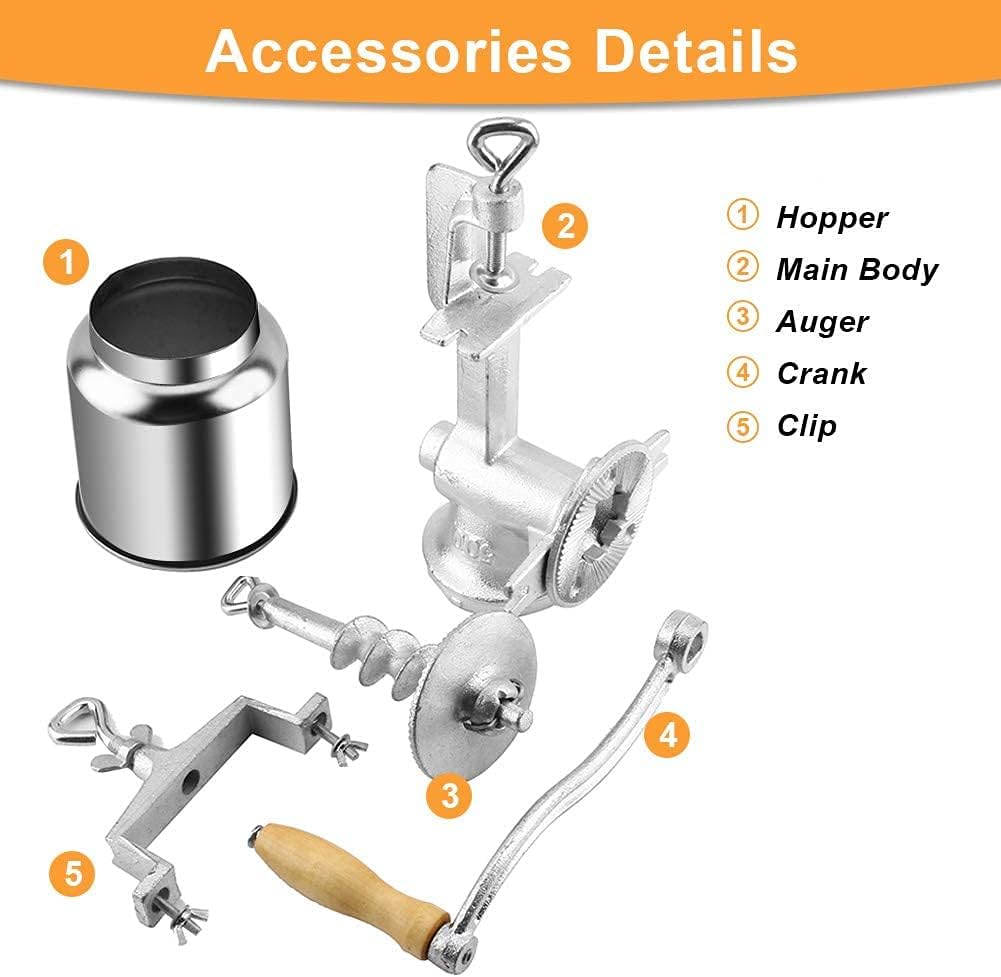 Portable Hand Crank Grain Mill V904