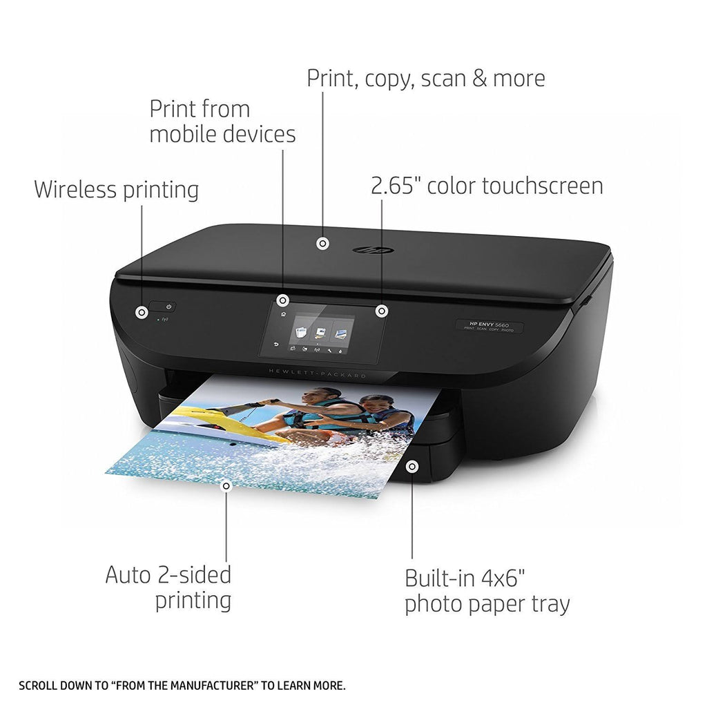 HP Envy 5660 All in One Inkjet Wireless Printer Refurbished P4312