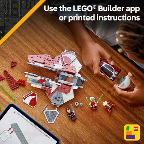 LEGO Star Wars Ahsoka's Jedi Interceptor Spaceship Building Toy, Ages 8+, 75401 Y411159