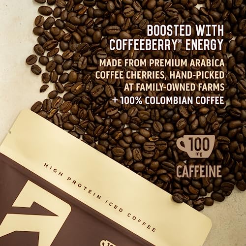 Iced Coffee Protein Powder, 20 g Protein & 100 mg Caffeine, 15 Servings N321676