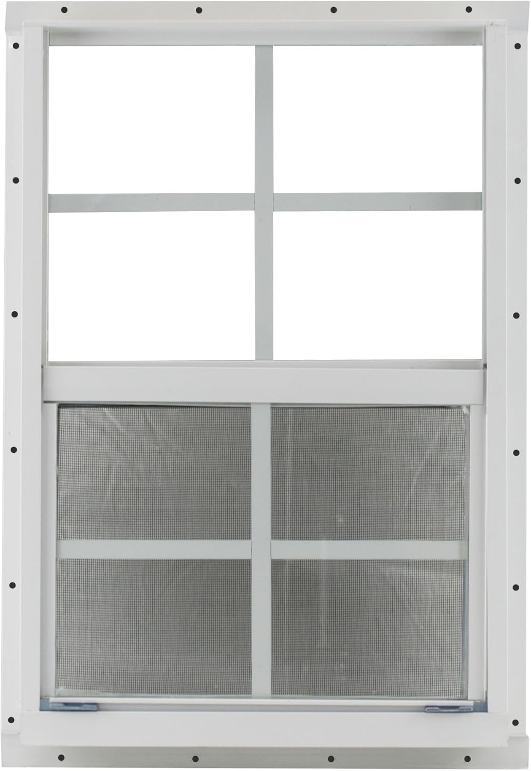 12 X 18 White Flush Playhouse Window J925618
