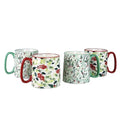 Set of 4 Holly Mug Q592205