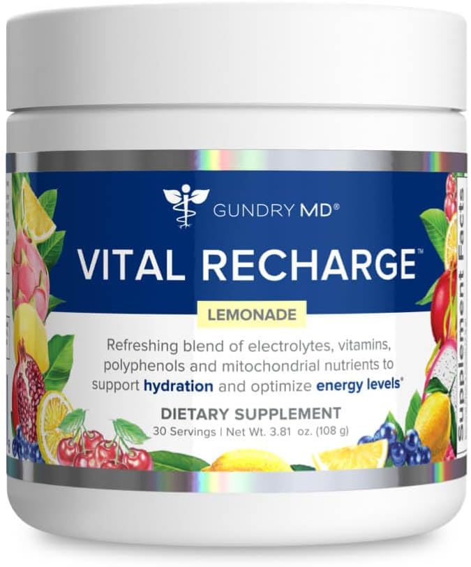 Vital Recharge Supplement Powder with Electrolytes - 30 Servings U801827
