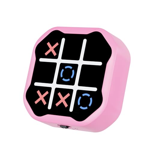 Purple Handheld Electronic Tic Tac Toe Game L3647
