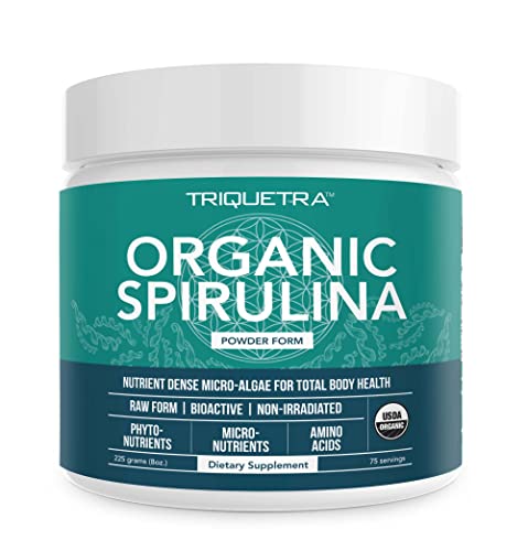 Organic Spirulina Powder, 75 Servings, 8 oz. P322
