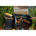 Wood Fired Pellet Grill with Flame Broiler A201384