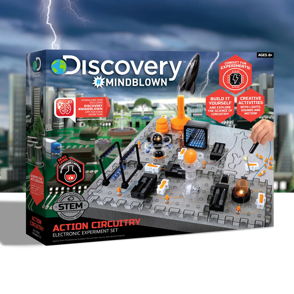 Action Circuitry Electronic Experiment STEM Science Kit V964