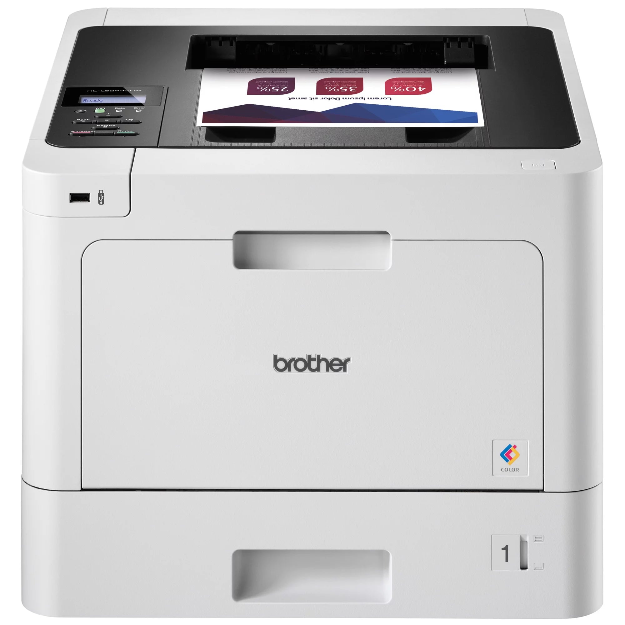 Business Color Laser Printer with Duplex Printing J397913