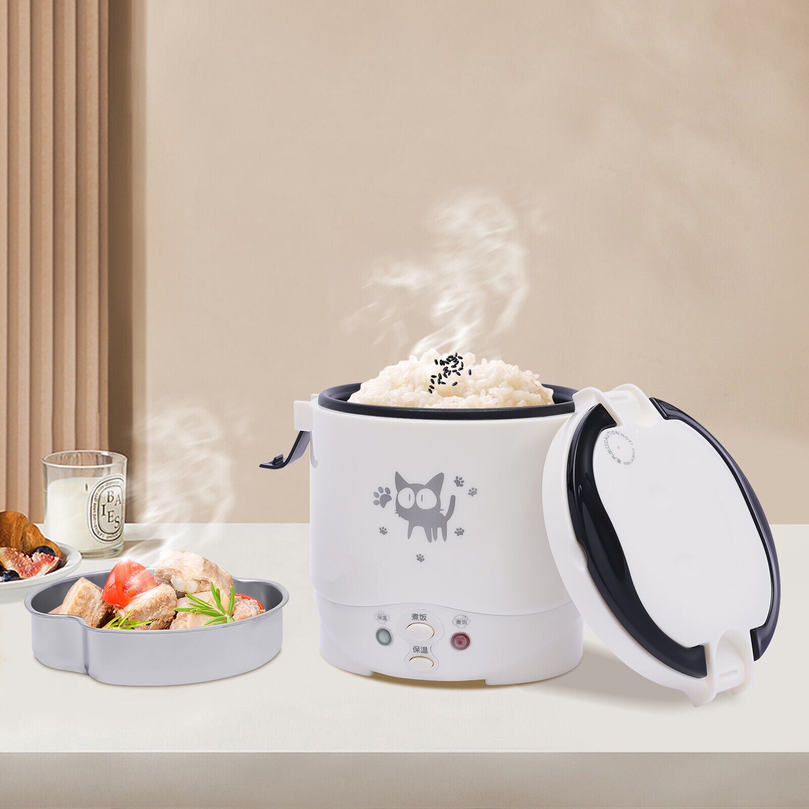 Mini Rice Cooker Steamer V744747