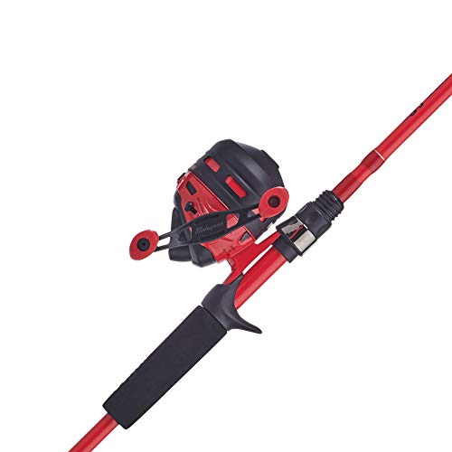 6' 2-Piece Graphite & Fiberglass Spincast Fishing Rod and Reel Combo R480