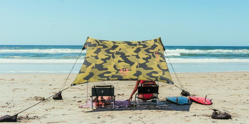 Beach Tent with Sand Anchor, Portable Canopy Sunshade - 7' x 7' W7340