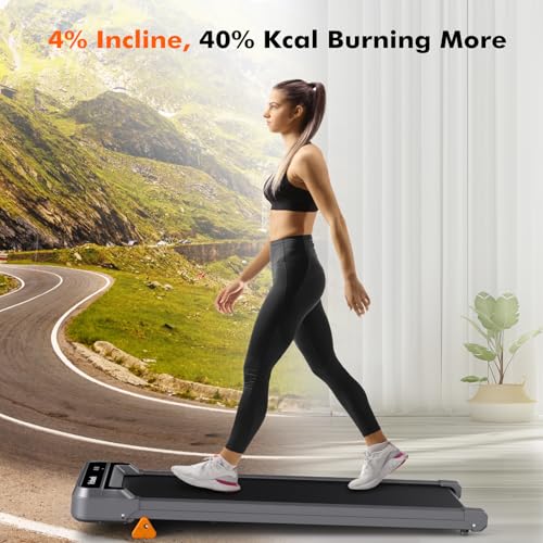 2.5HP Portable Under Desk Treadmill with Incline R616