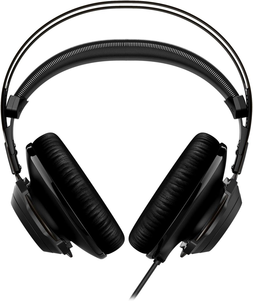 Gaming Headset with 7.1 Surround Sound, Memory Foam, Leatherette, Steel Frame, Detachable Microphone K126
