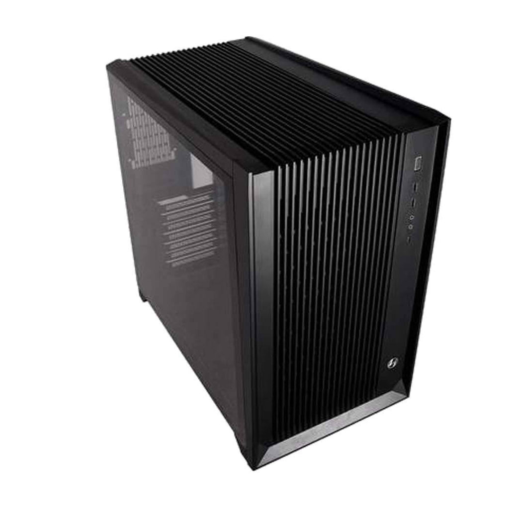 Black SECC Tempered Glass ATX Mid Tower Computer Case Q10281